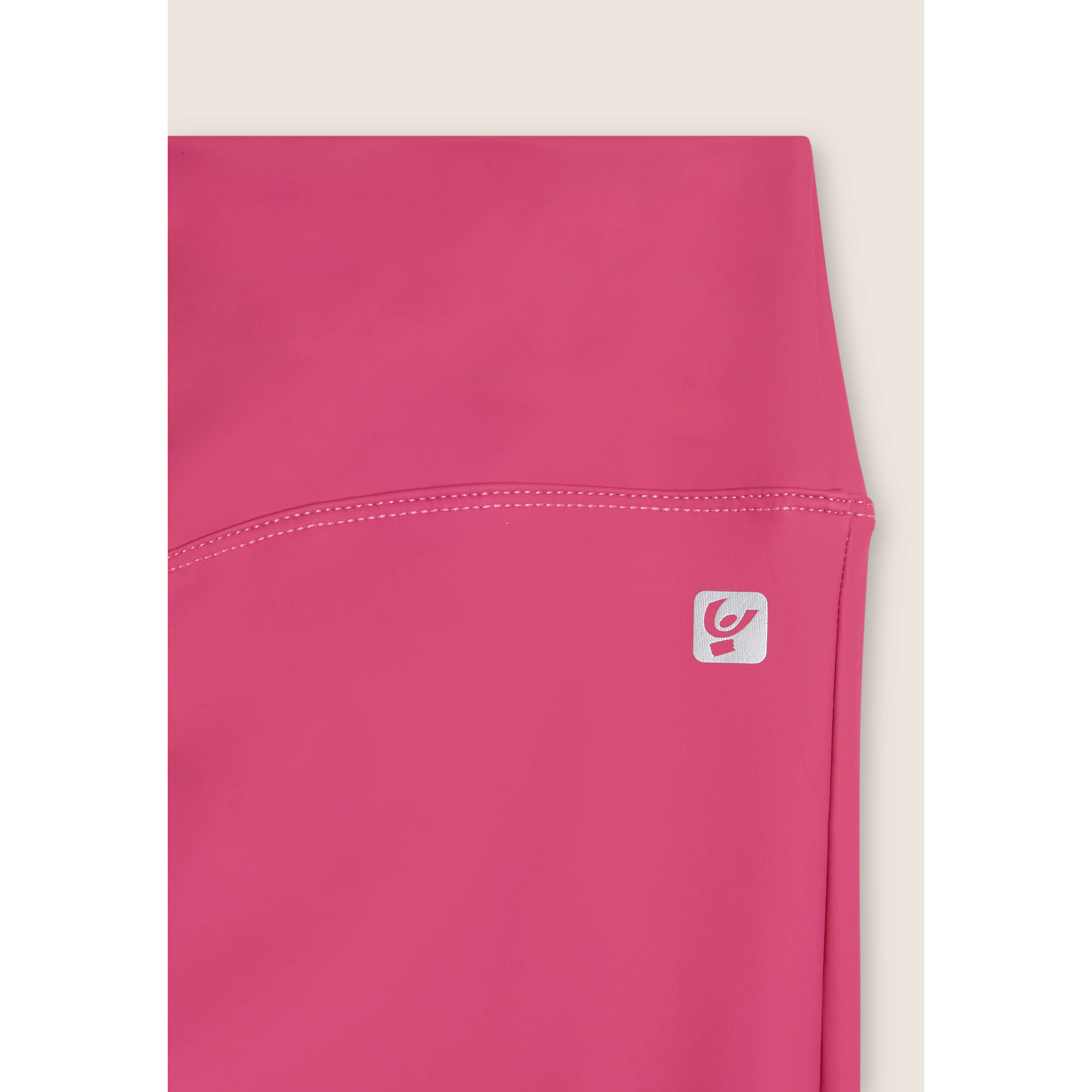 Leggings 7/8 effetto pelle vita regular