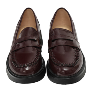 Mocassini con intreccio- tacco 4,5 cm