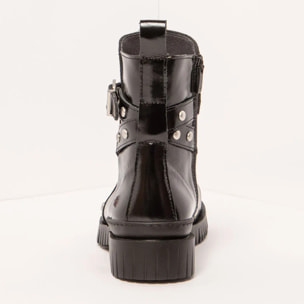 Botines 1837S NAPPA SHINNY BLACK/OXFORD color Black