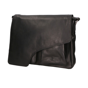 Borsa a mano unisex In Vera pelle Made in India 37x27x12 cm