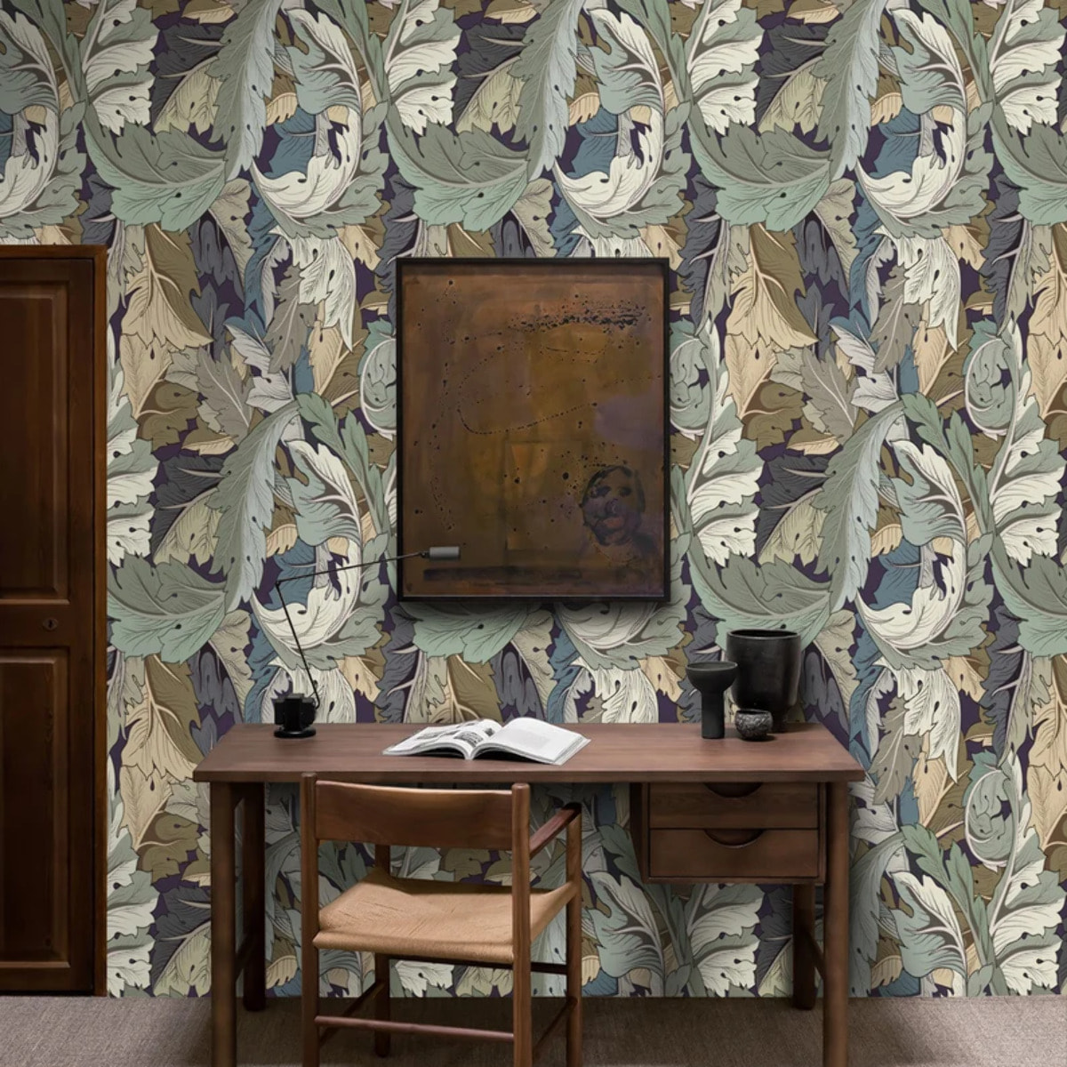 Carta da Parati Arts and Craft Vittoriana