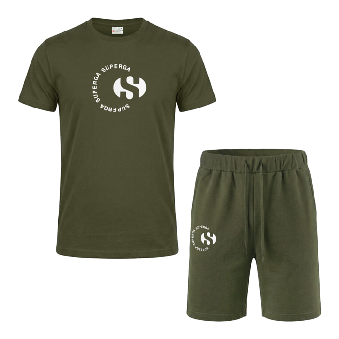 Completo Ragazzo SUPERGA Corto Cotone Jersey 10 / 14 Anni