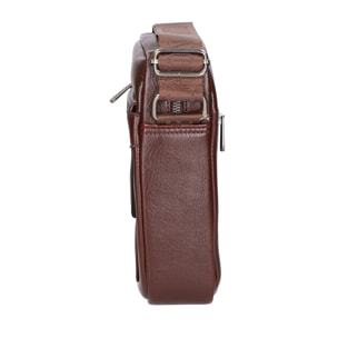 Borsa a tracolla da Uomo in Ecopelle Prodotto Vegano 19x23x6 cm