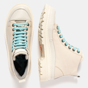 Botines 1895 RUBBER NYLON CREAM/ BIRMINGHAM color Cream
