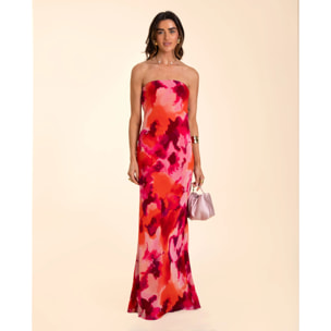 Vestido midi palabra de honor