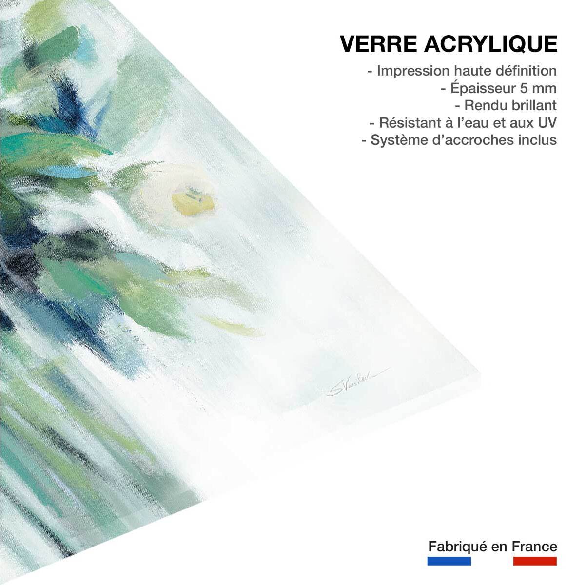 Tableau Bouquet de fleurs en aquarelle Tableau plexiglas