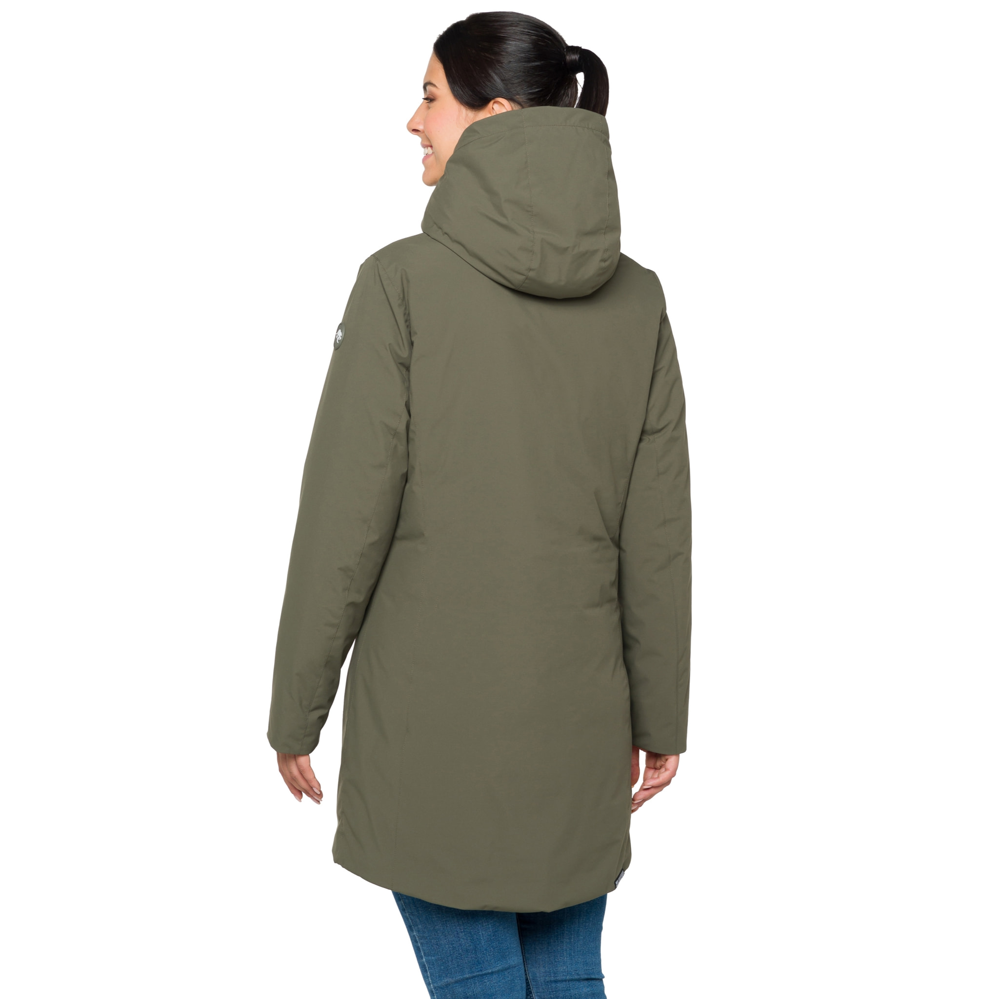 Chaqueta Hot Buttered térmica impermeable Anouk verde militar