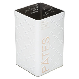 Boîte à pâtes "Scandinave Nature" blanc 1kg