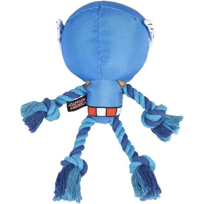 Cuerda Dental Para Perro Avengers Capitan America Blue