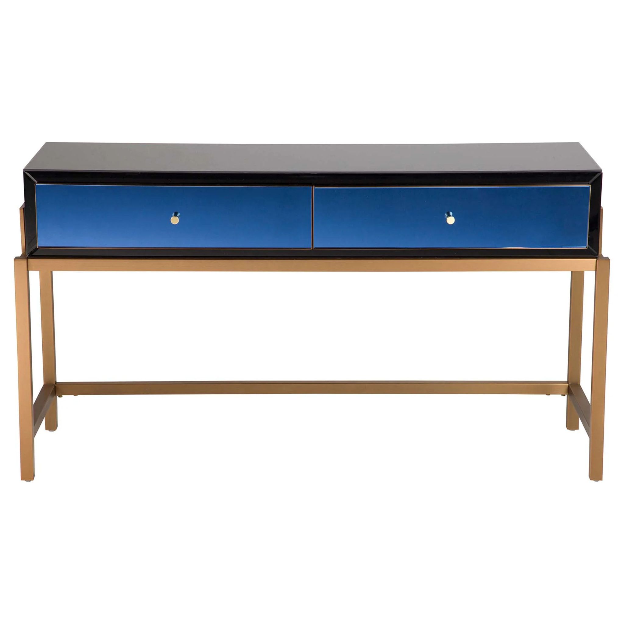 Consola Espejo Acero Inoxidable Prestine 140x42x73 Cm