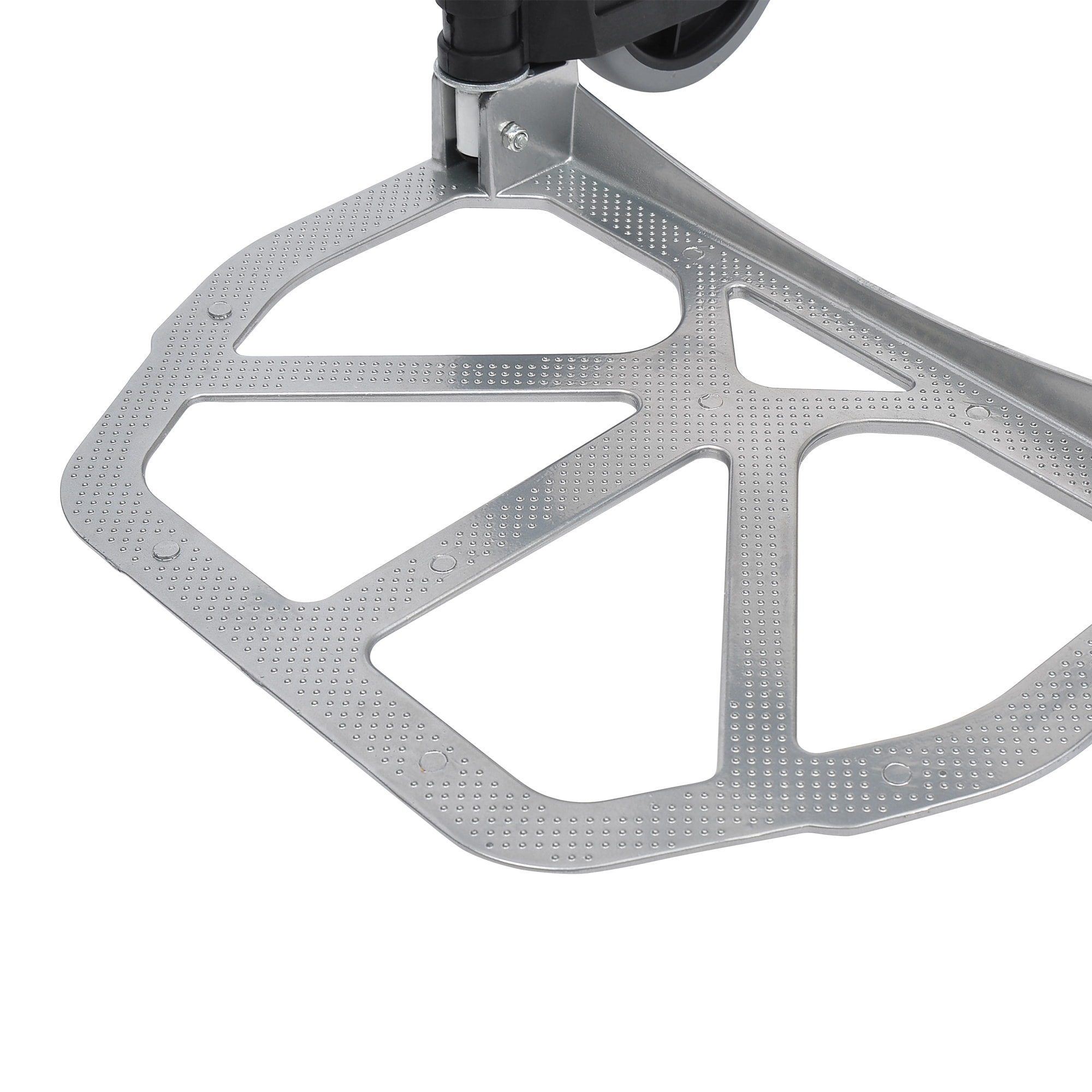 Carretilla Plegable de Aleación de Aluminio con 2 Ruedas Carga 70 kg Carretilla de Mano Portátil con Mango Extensible 41x38,5x100 cm Plata