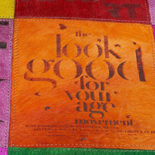 Tapis peau de vache kilim fait main PIDO