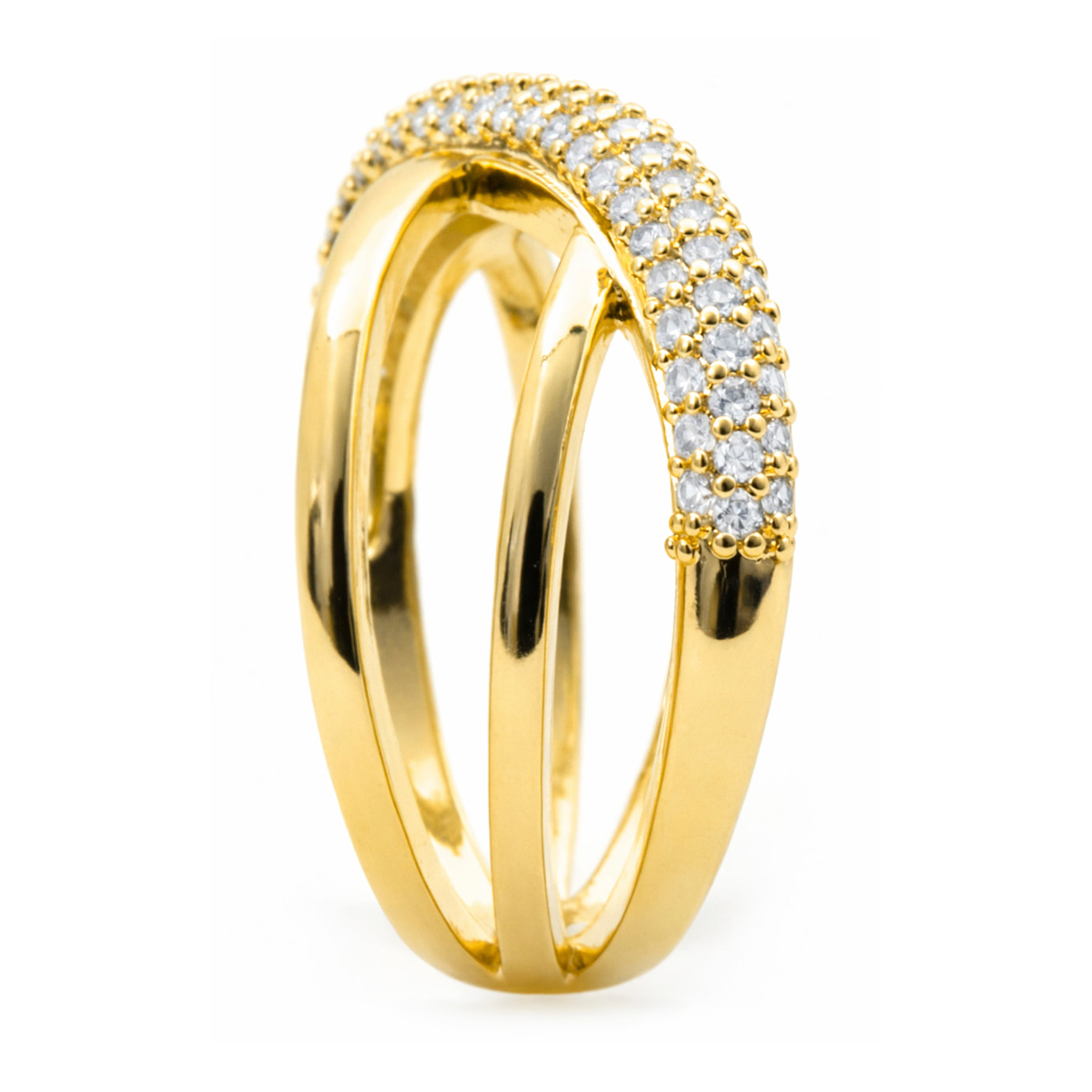 Anillo Meele acabado oro amarillo 18k