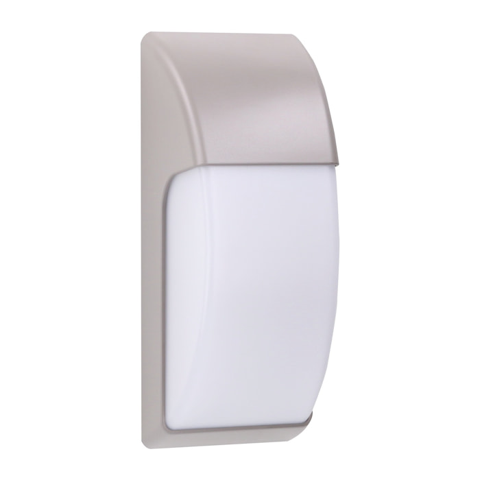 Forlight Area Aplique Pared Exterior para Bombilla E27. Jardín y Terraza. Lámpara de Pared Impermeable IP65. Color Gris