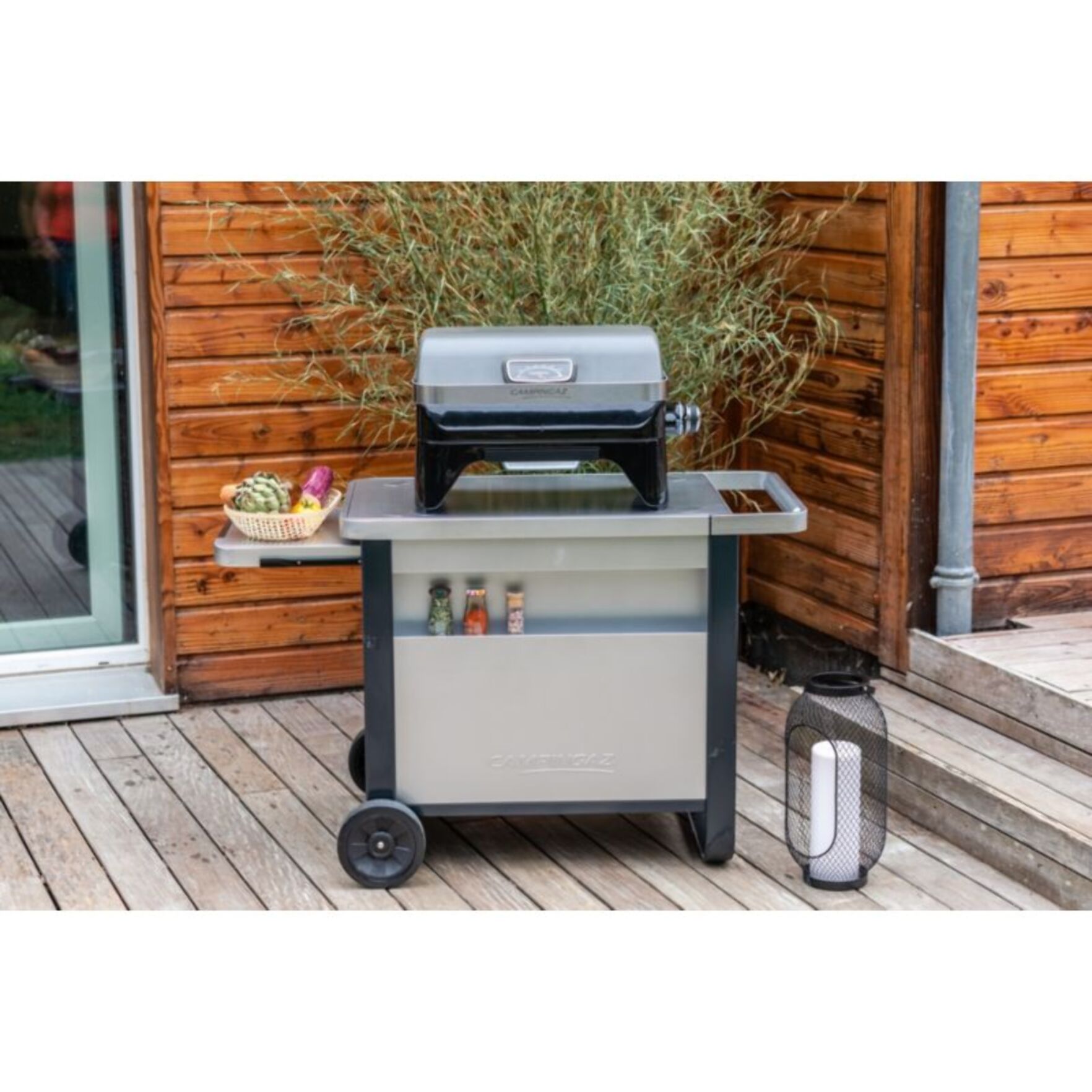 Barbecue gaz CAMPINGAZ ATTITUDE 2GO inox à poser, 48x26 cm