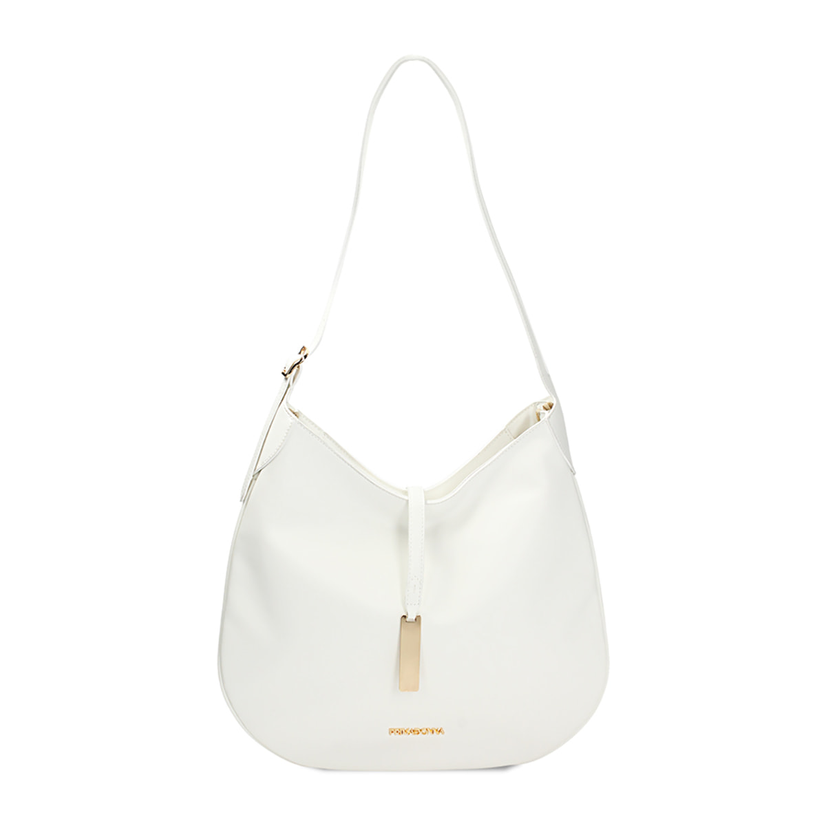 Bolso hobo de hombro blanco