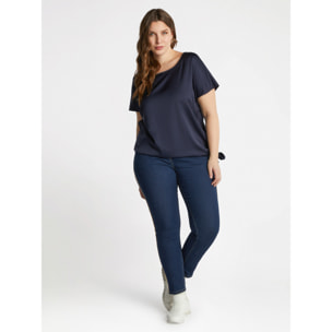 Fiorella Rubino - Jeggings con profili dorati - Blu