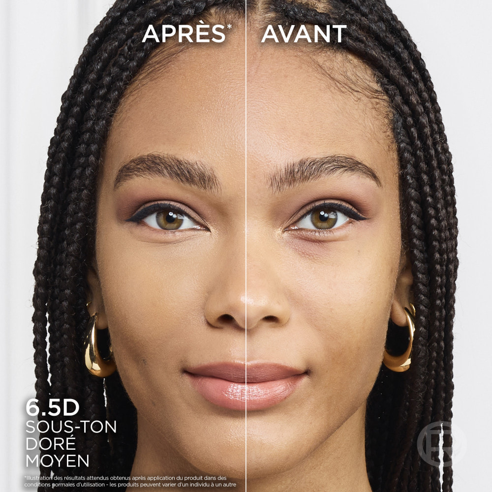 L'Oréal Paris Accord Parfait Fond de Teint Fluide 6.5.D Caramel Doré 30ml