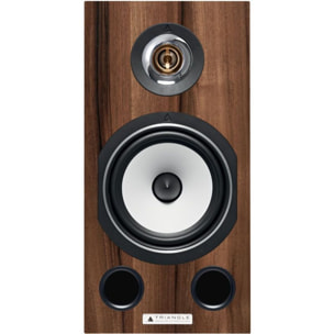 Enceinte bibliothèque TRIANGLE COMETE EZ Chataigner x2