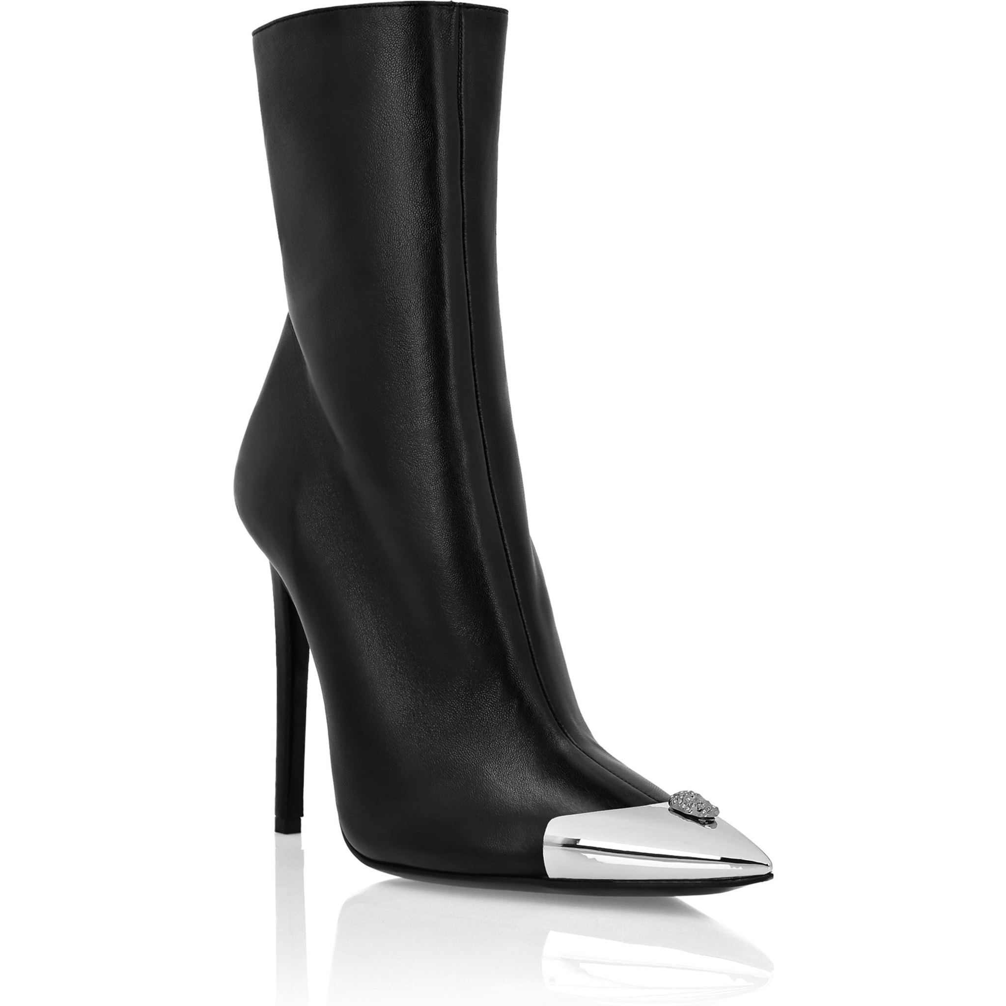 PHILIPP PLEIN Boots High Heels Mid SKULL
