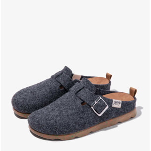 Zapatillas de Casa Mercredy Slipper Buckle Negro / Marrón D.Franklin