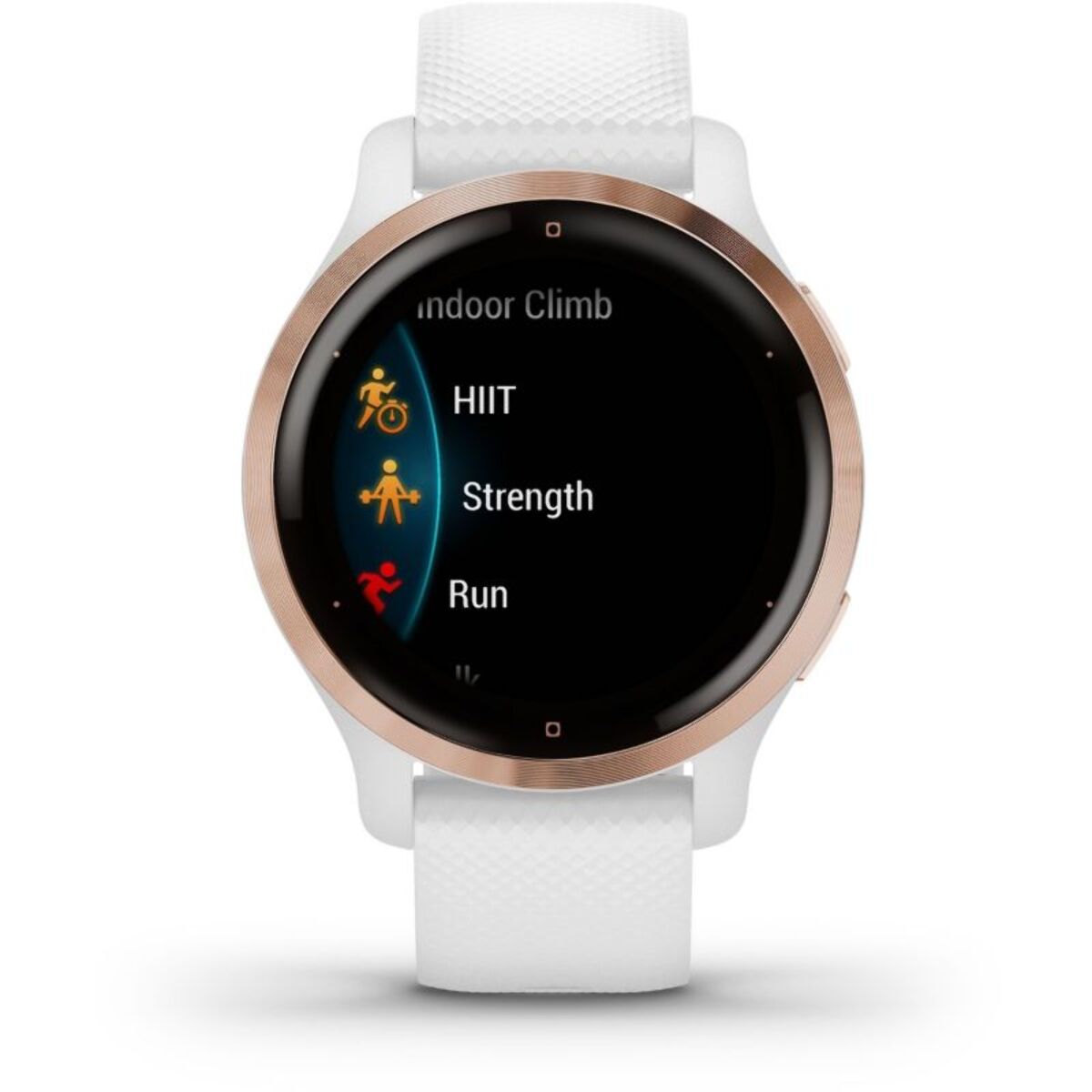 Montre sport GARMIN Venu 2S Rose Gold avec bracelet blanc