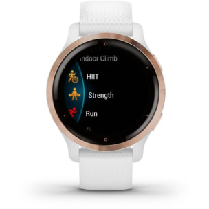Montre sport GARMIN Venu 2S Rose Gold avec bracelet blanc