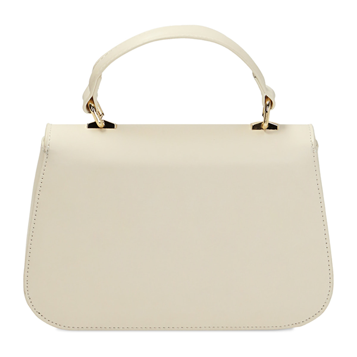 Minibolsa redonda color crema