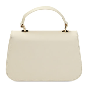 Minibolsa redonda color crema