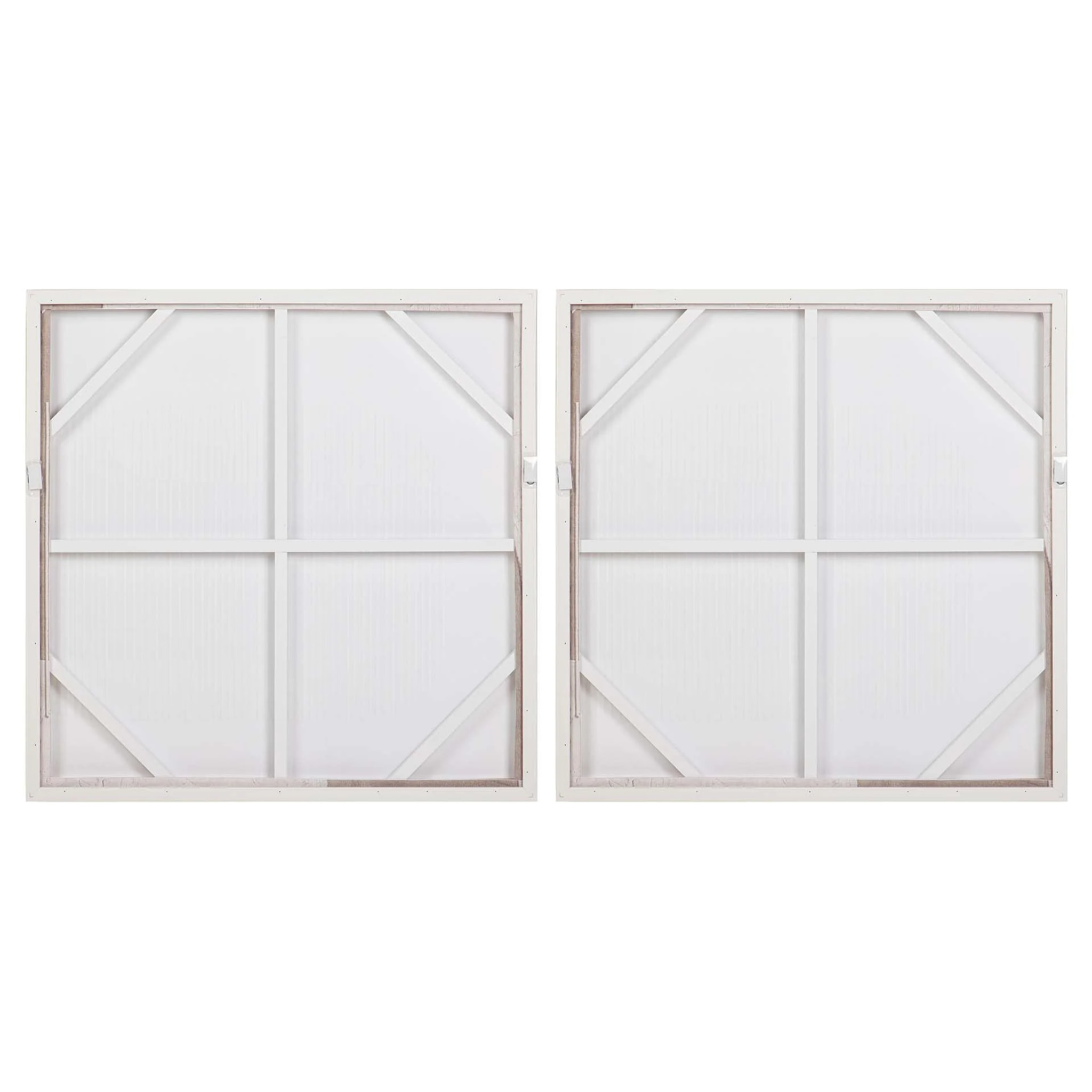 Set 2 Cuadros 50% Pintado A Mano 83x4x83 Cm