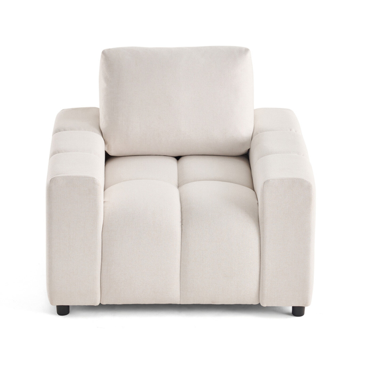 Crocus - fauteuil en tissu - Beige