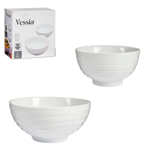 SET BOL GRANDE Y PEQUEÑO BLANCO
