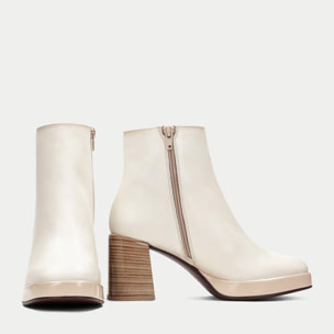 Botin Tokio Vainilla 7 cm