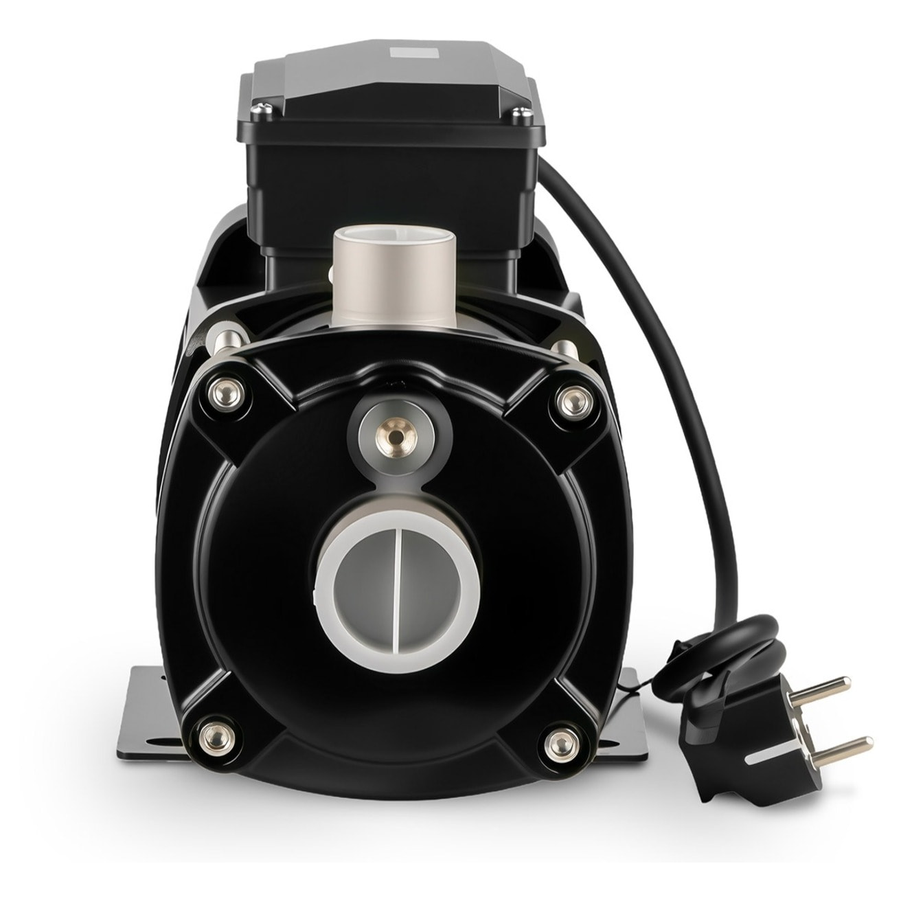 Bomba de agua de 750W con caudal máximo de 56L/min y altura de bombeo hasta 54m, diseñada para aguas claras, con carcasa resistente de acero inoxidable, funcionamiento silencioso, instalación sencilla y bajo mantenimiento - GREENCUT BA750C