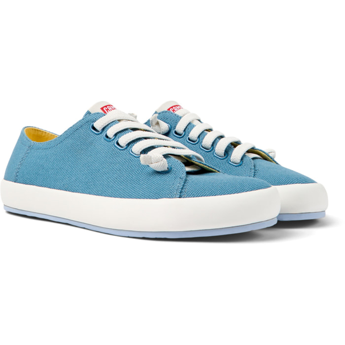 CAMPER Peu Rambla Vulcanizado - Zapatillas Sneakers Azul Mujer