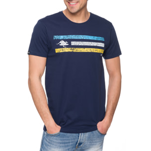 Camiseta Hot Buttered CALIFORNIA Azul marino