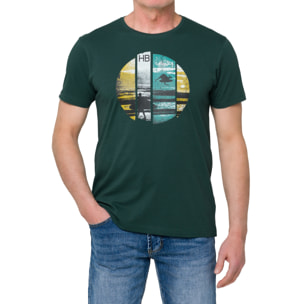 T-shirt in cotone 150 gr Hot Buttered Break Verde