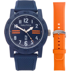 Reloj Nautica NAPATS306 Hombre Analogico Cuarzo con Correa de Silicona