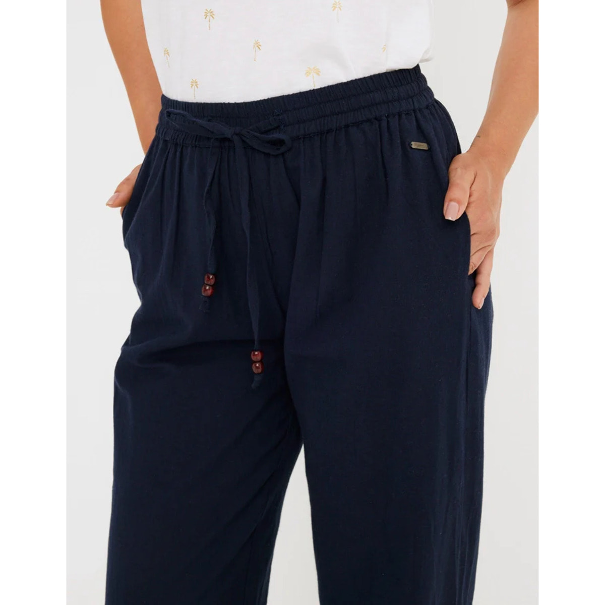 Pantalón Largo Algodón y Lino - Givit