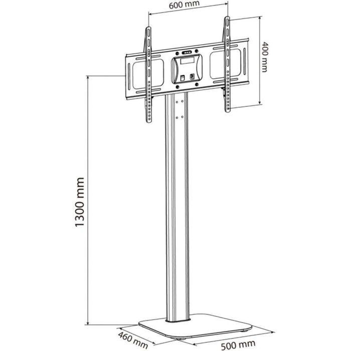 Pied TV ADEQWAT Stand TV 32-85''