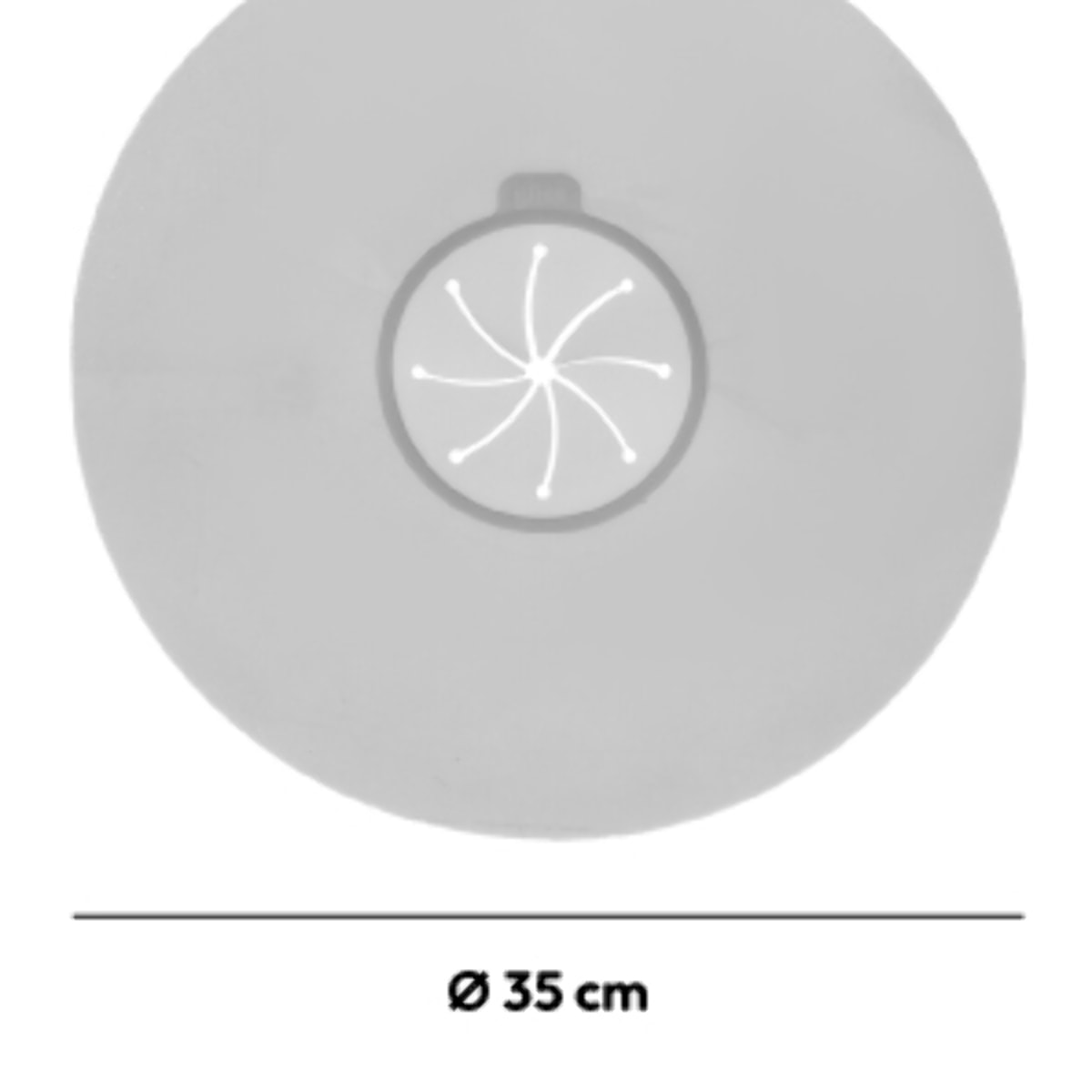 Couvercle silicone anti-éclaboussure 30 cm