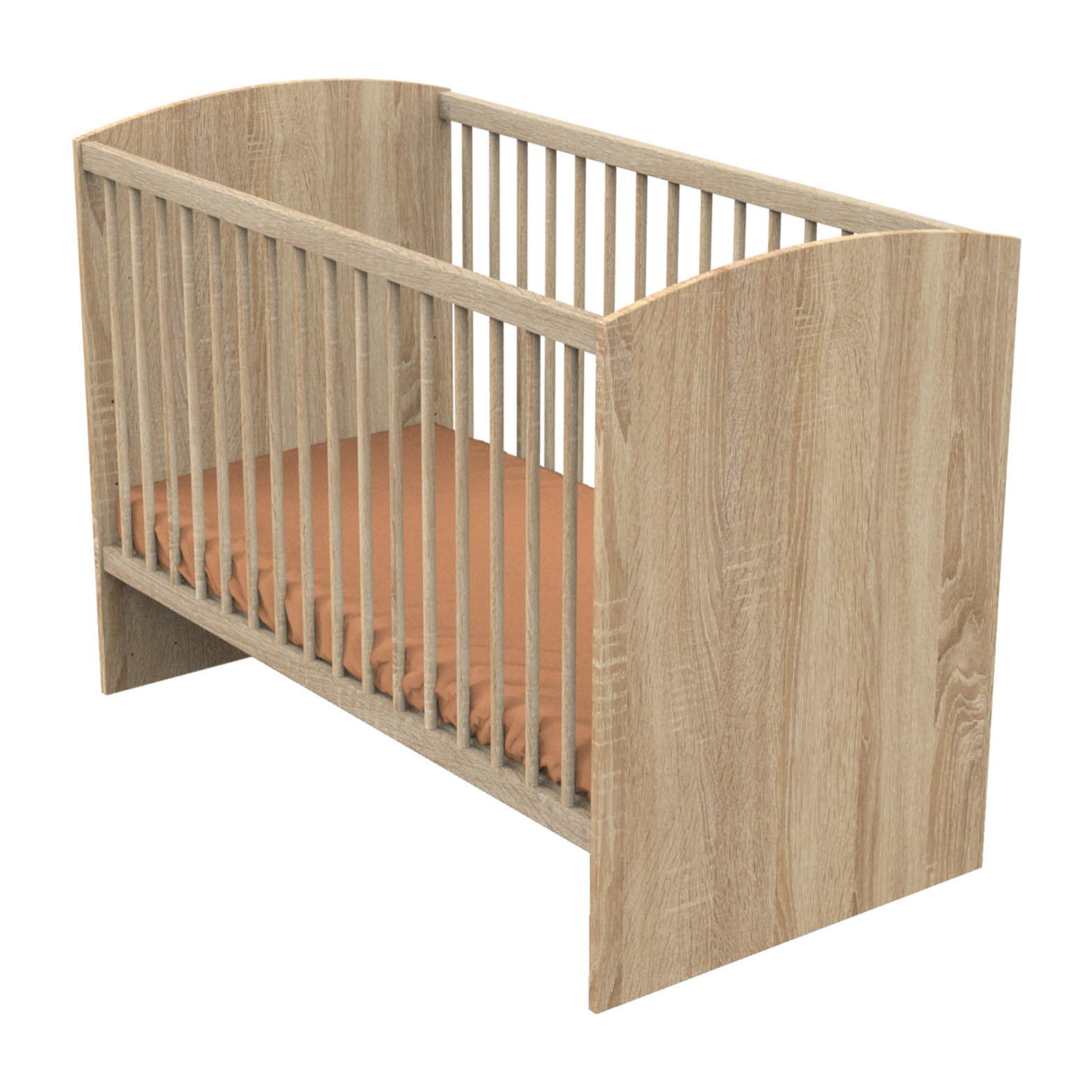 Chambre bébé complète: lit 120x60 et commode à langer