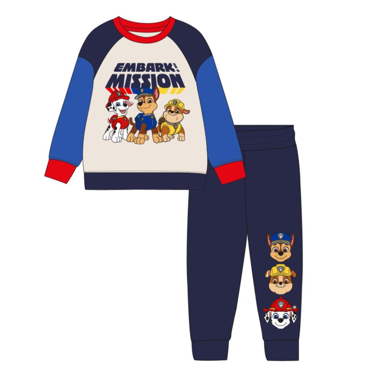 Conjunto cómodo y suave para niños de uso diario "Paw Patrol"