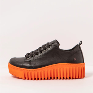 Zapatos 1535 NAPPA BLACK-ORANGE/BRIGHTON color Black-orange