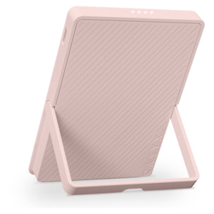 Batterie externe CASYX 5000 mAh Qi2 MagSafe avec bequille rose