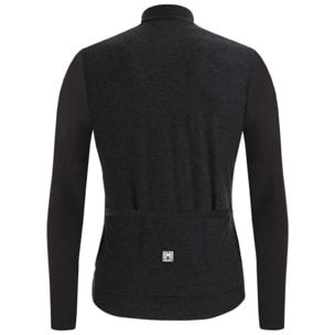 Color - Maillot Manches Longues - Noir - Homme