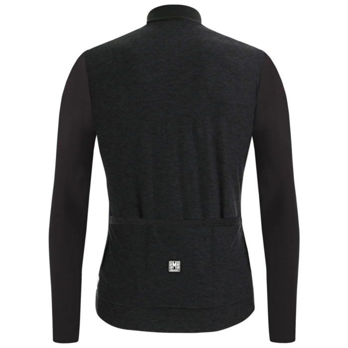 Color - Maillot Manches Longues - Noir - Homme