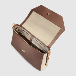 Piquadro Borsa modello satchel in pelle porta pc con protezioni antiurto e RFID