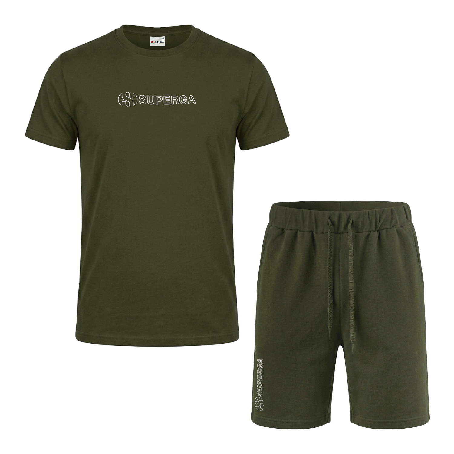 Completo Uomo SUPERGA Corto Cotone Jersey