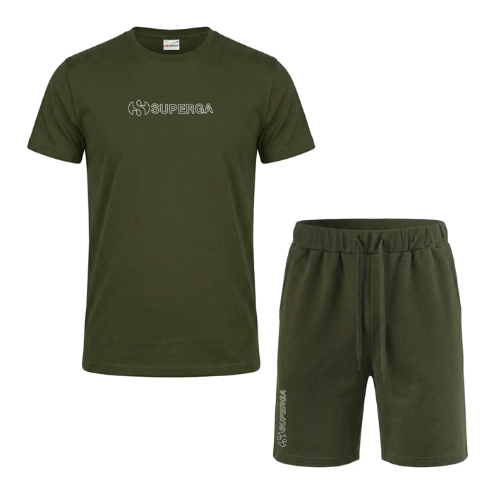 Completo Uomo SUPERGA Corto Cotone Jersey